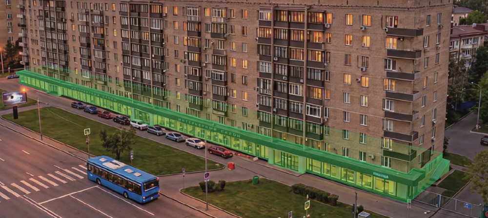 Продается торговое помещение, 1206 м² по адресу: г Москва, Бережковская наб, д 4.