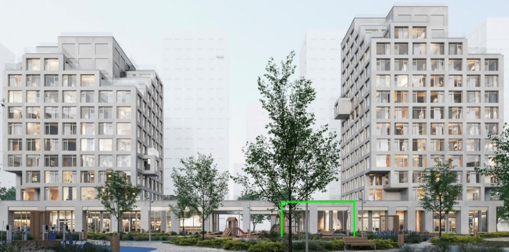 Продается торговое помещение, 76,6 м² по адресу: г Москва, ЖК Шагал, 3-я очередь, к 4.2.