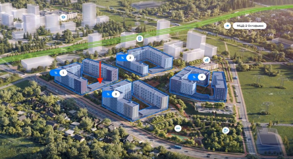 Продается арендный бизнес, 359,17 м² по адресу: г Москва, НАО, ЖК Подольские Кварталы, к1.