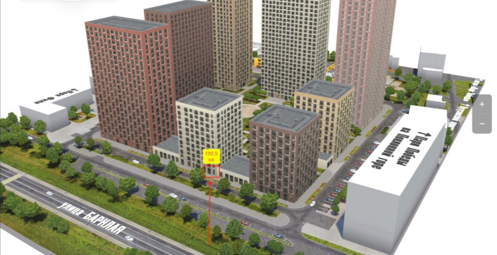 Продается торговое помещение, 192,5 м² по адресу: г Москва, ул Барклая, д 6А к 1.